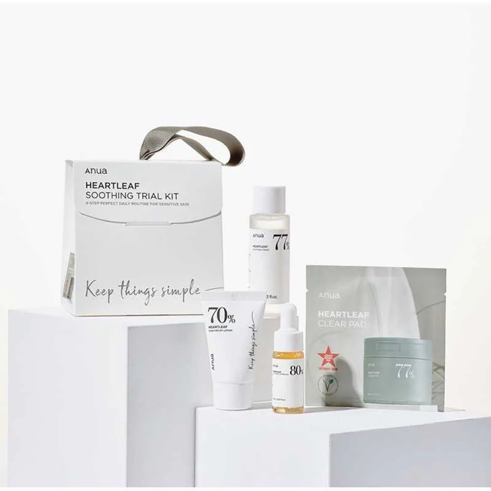 ANUA HEARTLEAF SOOTHING TRIAL KIT - Coree Beauty