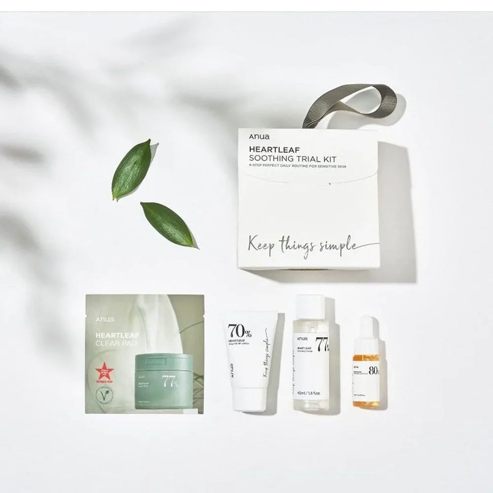 ANUA HEARTLEAF SOOTHING TRIAL KIT - Coree Beauty