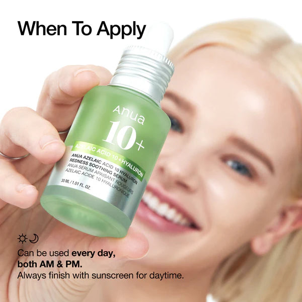 Anua - Azelaic Acid 10 Hyaluron Redness Soothing Serum