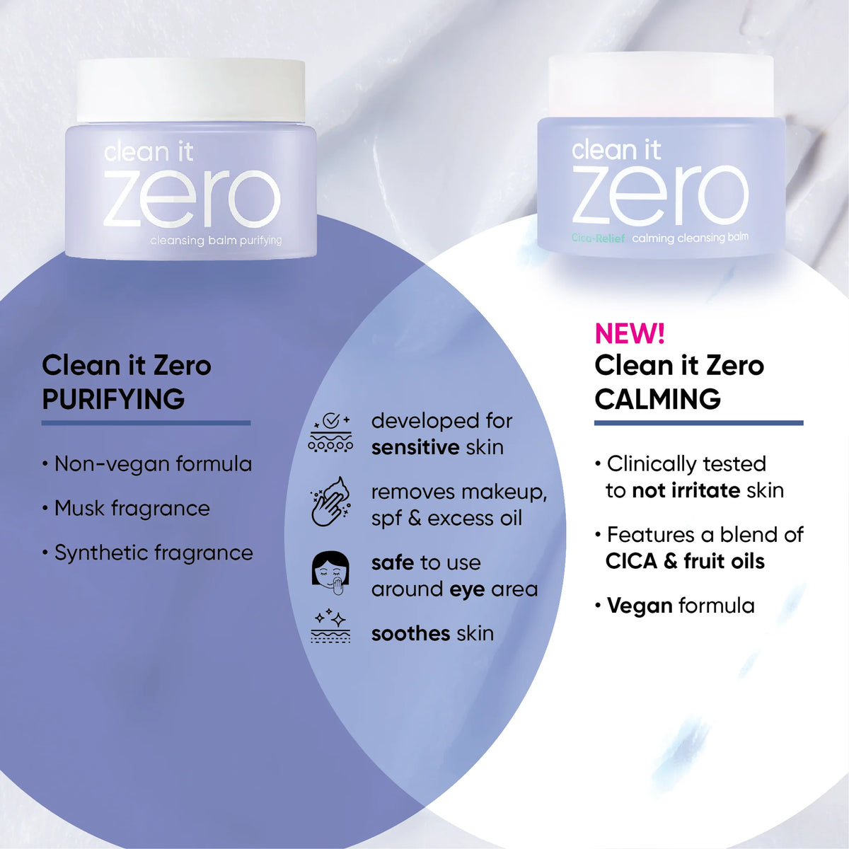 BANILA CO Clean it ZERo cica-relief calming cleansing balm - Coree Beauty