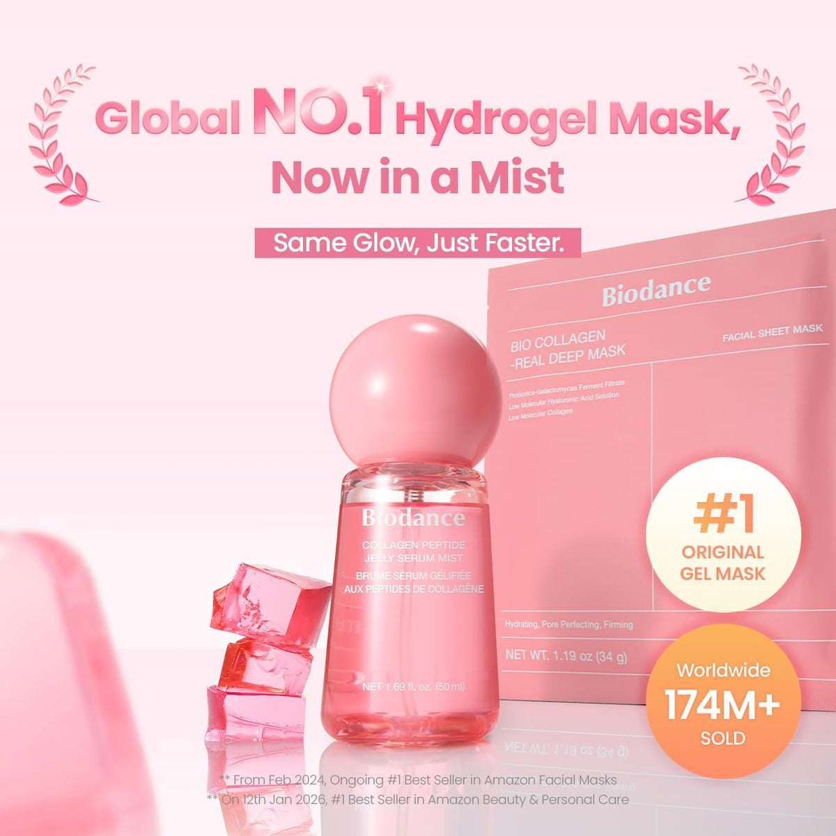 Biodance collagen peptide jelly serum mist