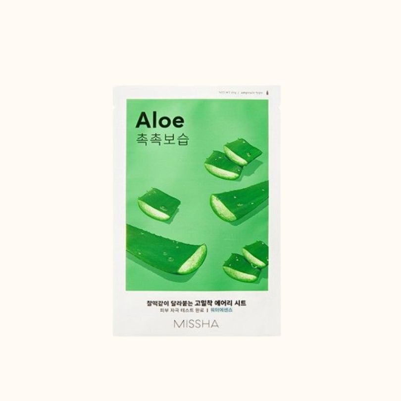 MISSHA - Airy Fit Sheet Mask Aloe Vera - Coree Beauty