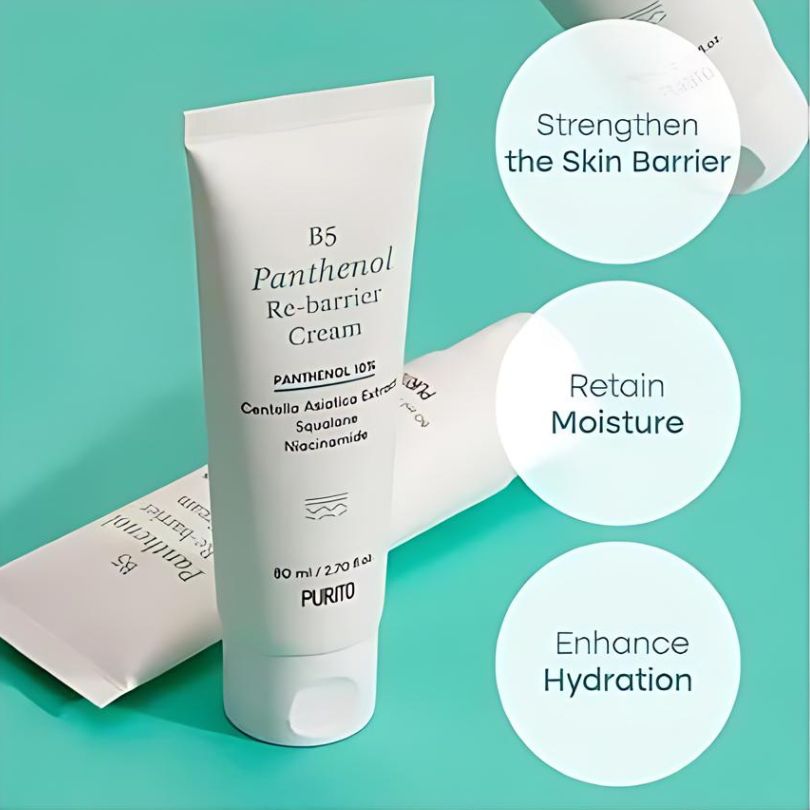 Purito B5 Panthenol Re-Barrier Cream - Coree Beauty