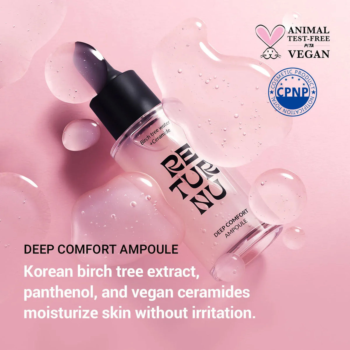RETURNU Deep Comfort Ampoule 30ml - Coree Beauty