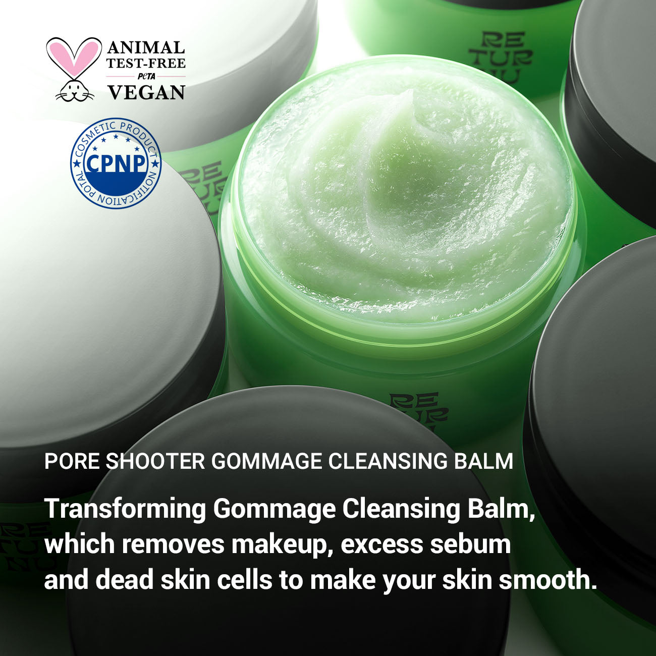 RETURNU PORESHOOTER GOMMAGE CLEANSING BALM - Coree Beauty