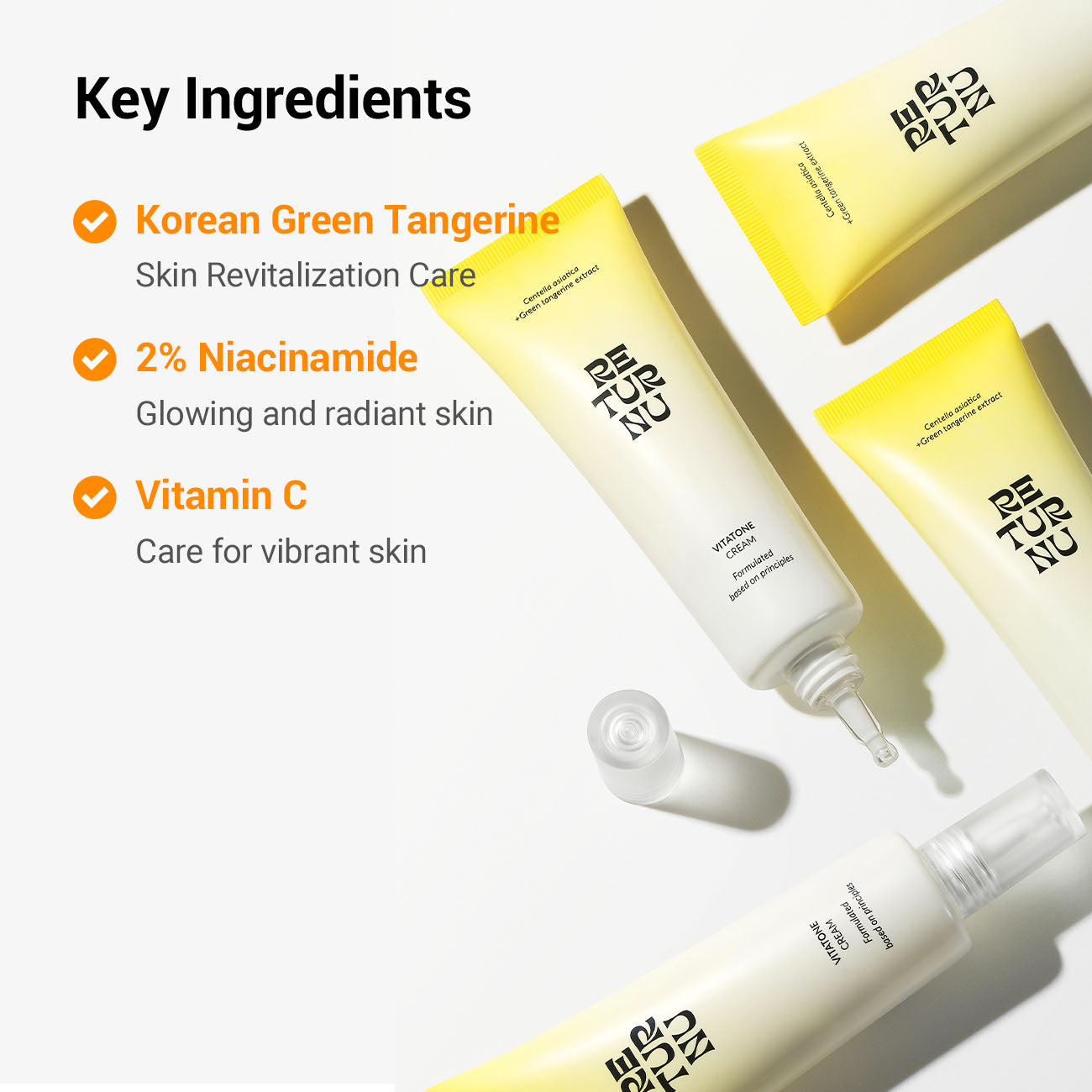 RETURNU VITATONE CREAM 50ml - Coree Beauty