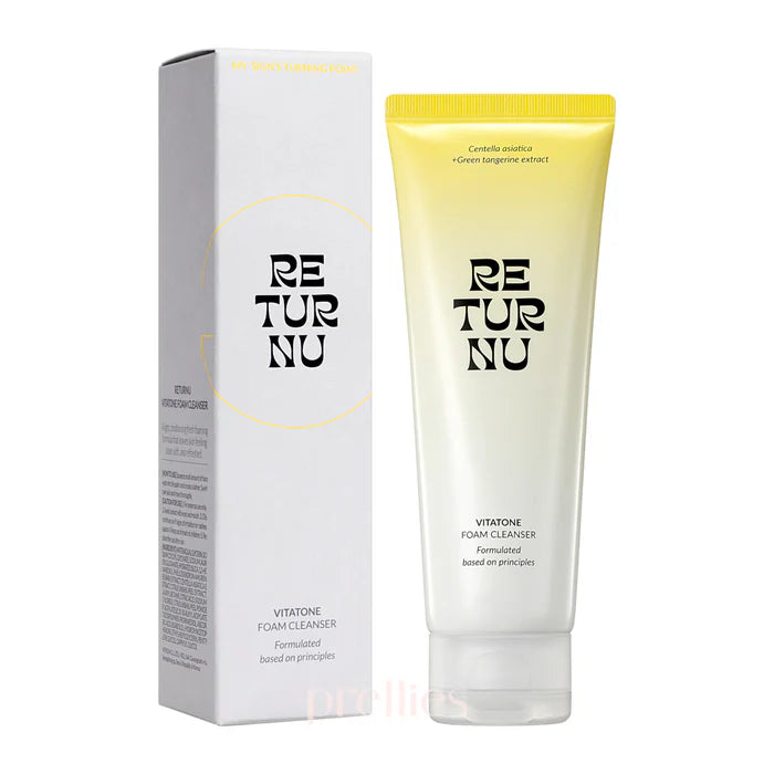 RETURNU VITATONE FOAM CLEANSER 120ml - Coree Beauty