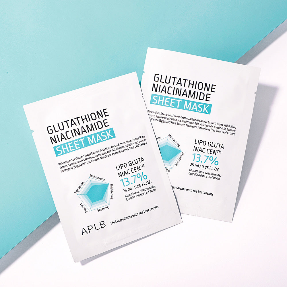 APLB Glutathione Niacinamide Sheet Mask