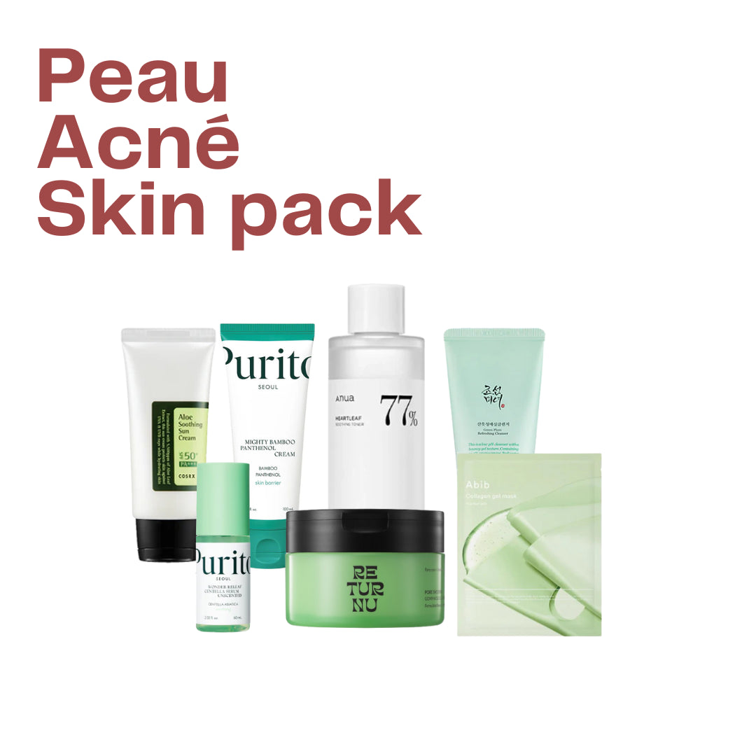Routine peau acnéique