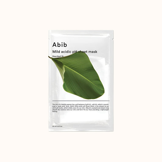 ABIB Mild Acidic pH Sheet Mask Heartleaf Fit