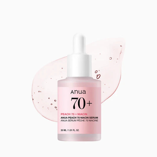 Sérum éclat Anua Peach 70 Niacin – à l’extrait de pêche 70% et niacinamide, hydrate, illumine et unifie le teint