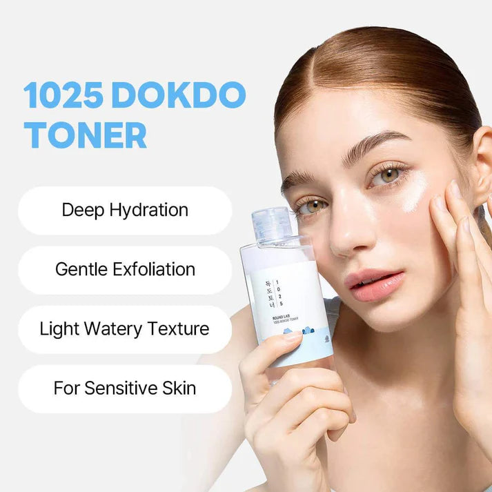 ROUND LAB 1025 Dokdo Toner 500ml - Coree Beauty