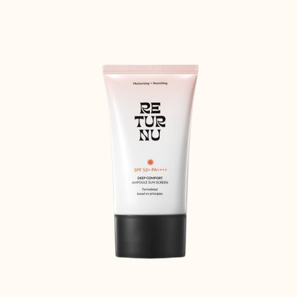 RETURNU Deep Comfort SUN SCREEN SPF50+/PA++++ 50ml - Coree Beauty