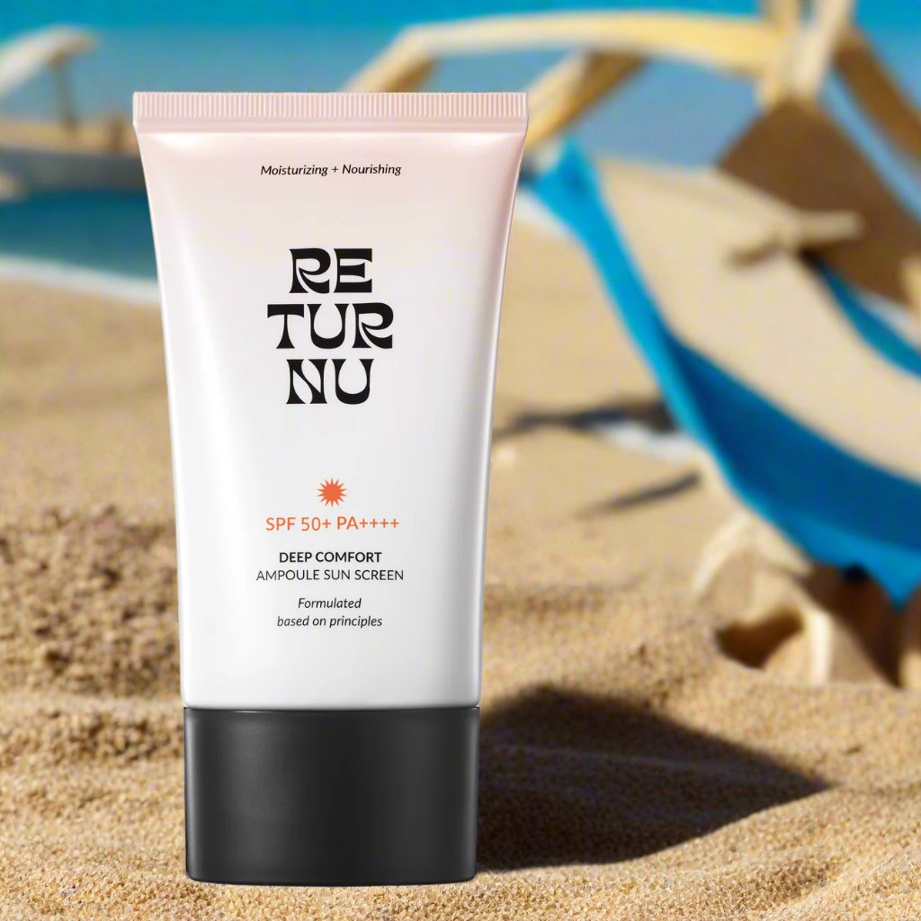 RETURNU Deep Comfort SUN SCREEN SPF50+/PA++++ 50ml - Coree Beauty