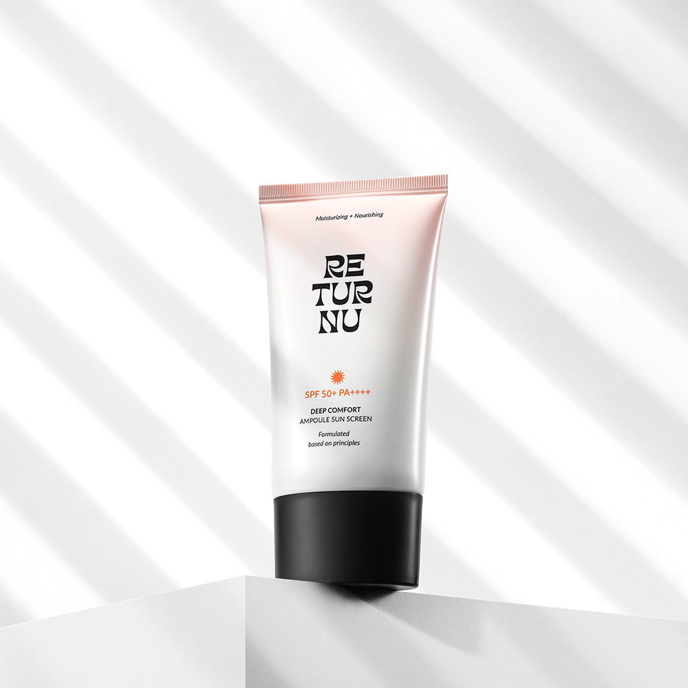 RETURNU Deep Comfort SUN SCREEN SPF50+/PA++++ 50ml - Coree Beauty