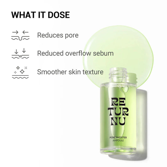 RETURNU PORE SHOOTER AMPOULE 30ml - Coree Beauty
