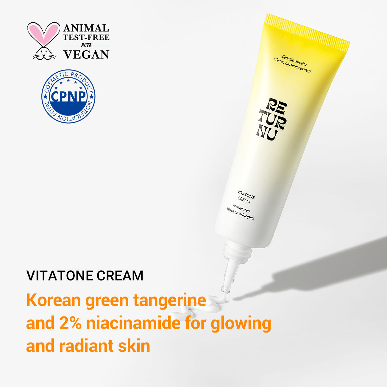 RETURNU VITATONE CREAM 50ml - Coree Beauty