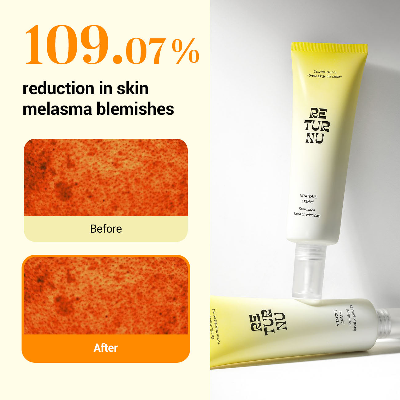 RETURNU VITATONE CREAM 50ml - Coree Beauty