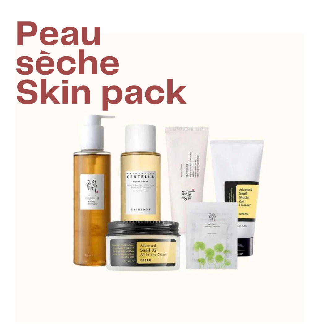 Coree Beauty Routine peau sèche