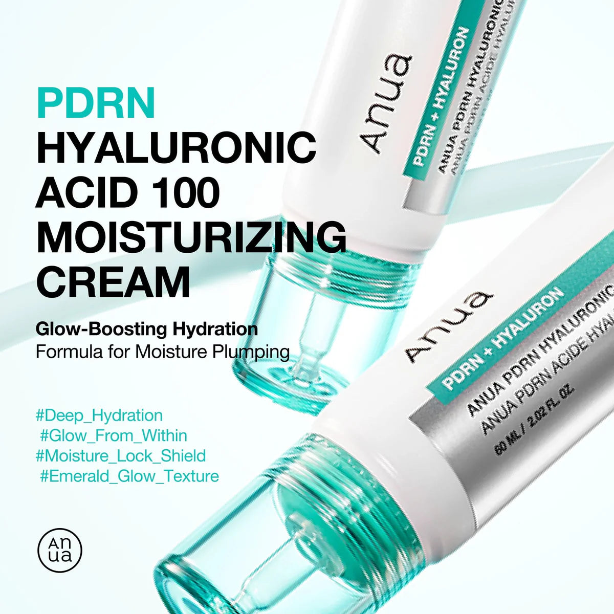 Anua PDRN Hyaluronic Acid 100 Moisturizing Cream