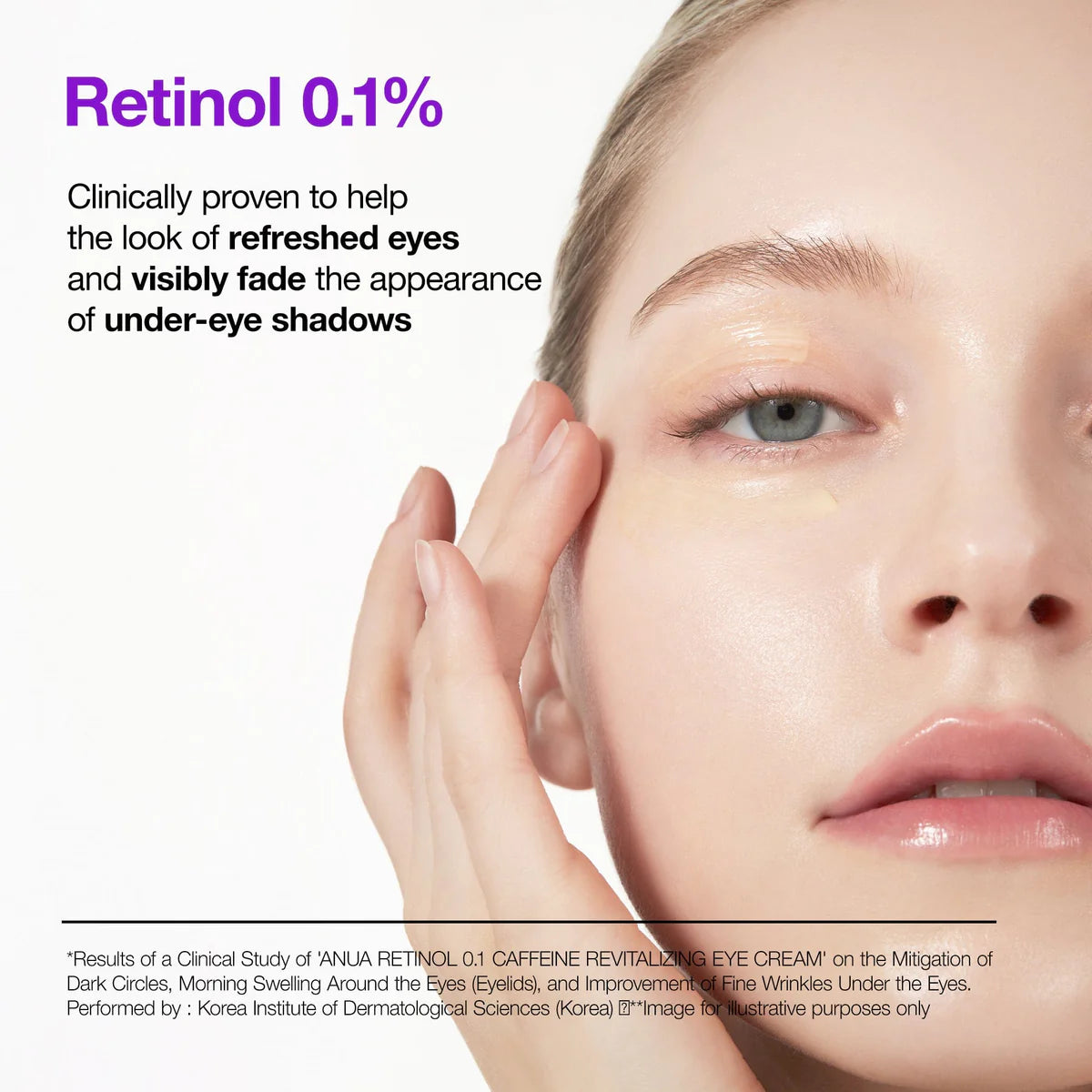 Anua Retinol 0.1 Caffeine Revitalizing Eye Cream - Coree Beauty