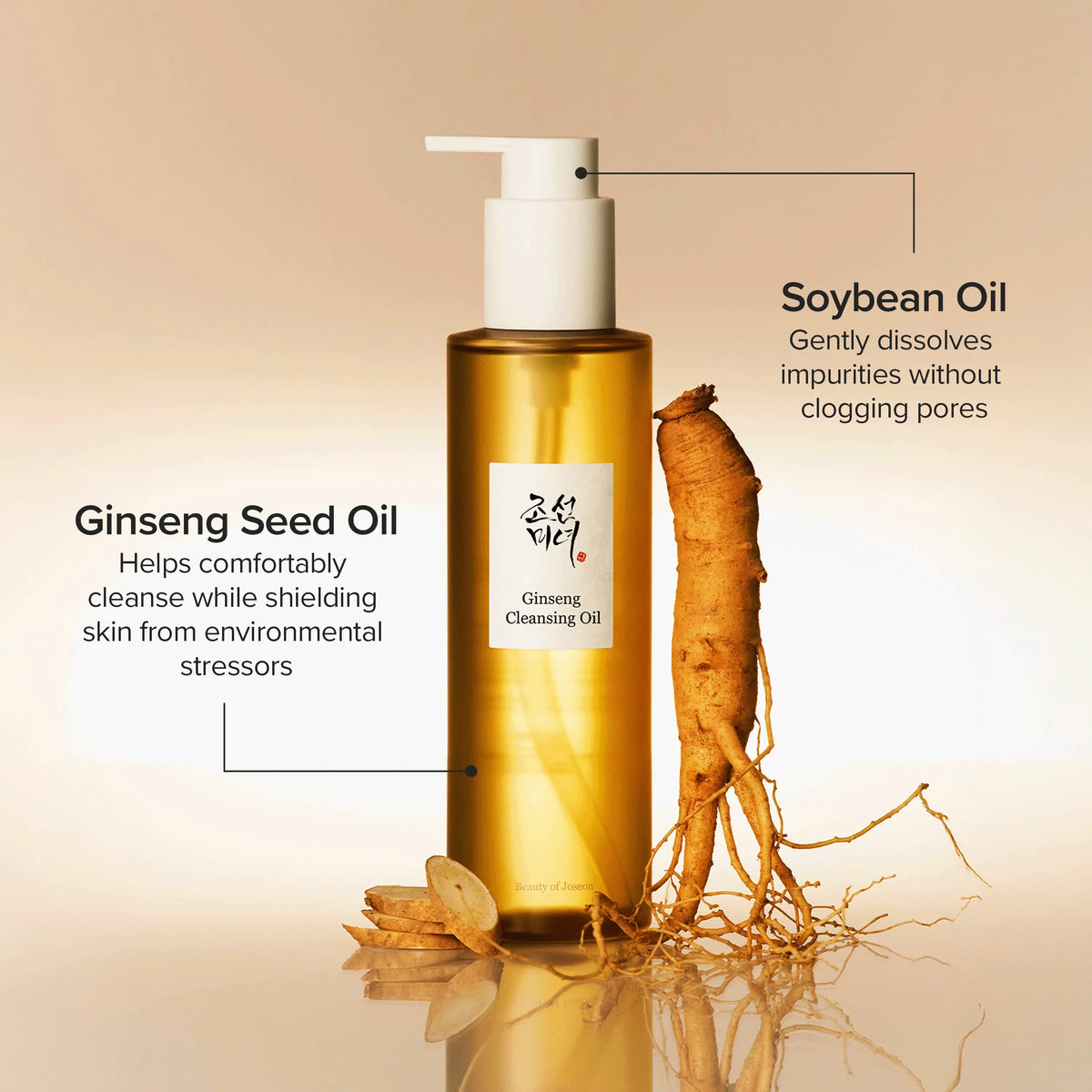 Beauty Of Joseon Ginseng Cleansing Oil 210ml - Coree Beauty