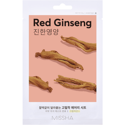 MISSHA - Airy Fit Sheet Mask - Red Ginseng