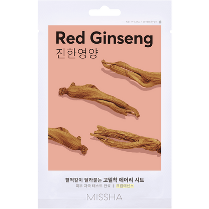 Missha Red Ginseng facemask coree beauty skincare