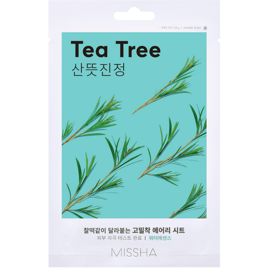 Missha Tea Tree face mask Korea skincare