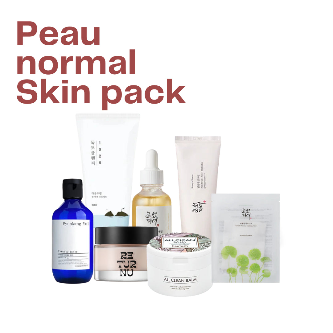 routine k-beauty peau normal