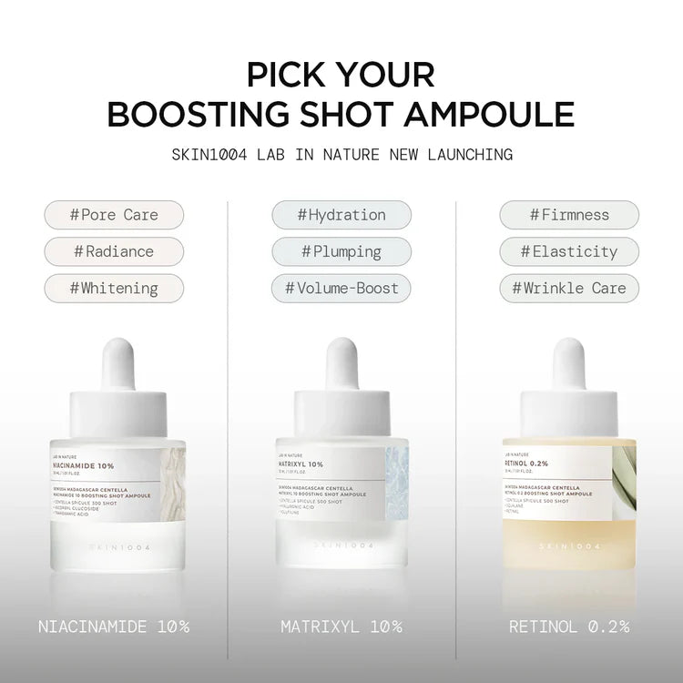 SKIN1004 Lab in Nature Madagascar Centella Retinol 0.2 Boosting Shot Ampoule