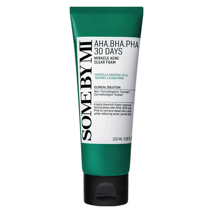 Some By MI AHA,BHA,PHA 30 Days Miracle Acne Clear Foam
